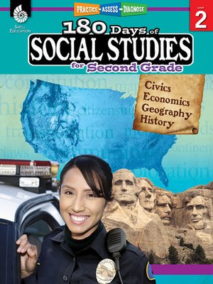 cover image of 180 Days of Social Studies for Second Grade: Practice, Assess, Diagnose